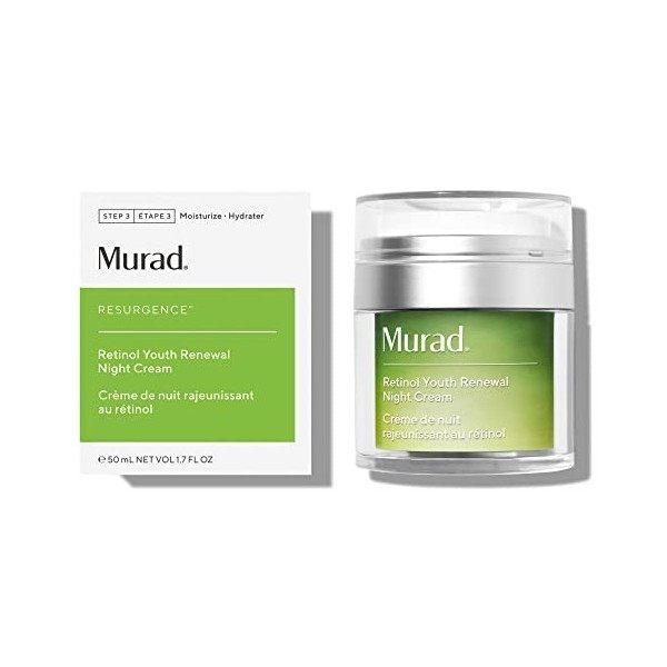 Retinol Youth Renewal Night Cream by Murad for Unisex - 1.7 oz Cream Crème Jour et Nuit
