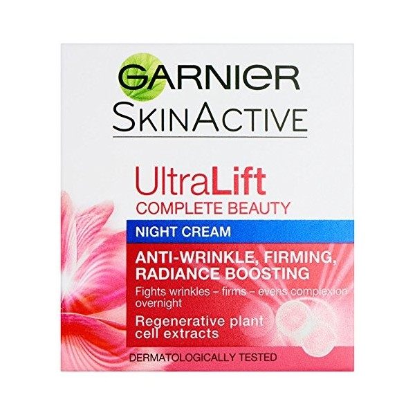 Garnier Skin Naturals Ultralift Crème de Nuit Beauté Complète, 50 ml Crème Jour et Nuit