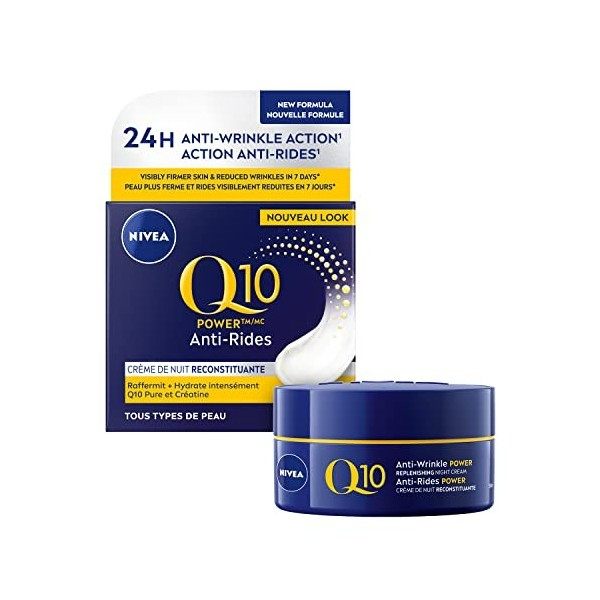 NIVEA Q10 plus Anti-Wrinkle Night Care 50ml by Nivea Crème Jour et Nuit