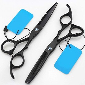 Ciseaux de coupe de cheveux en acier inoxydable et ciseaux de texturation amincissants pour salon de coiffure et usage person