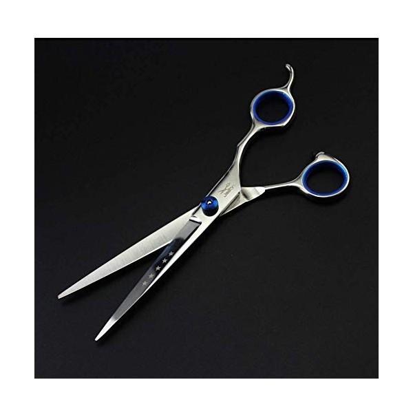 Ciseaux De Coiffure Professionnels, Rasoir Coiffeur Ciseaux Kit Coiffure Coiffeur Coiffeur Homme, B, Coupe Plate 6 Pouces