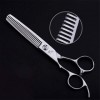 Chaomeiart Main Gauche Coiffure Set 6.0 De Effiler Les Dents Plates De Haute Qualité Barber Coupe De Cheveux Outils Salon en 