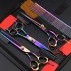 Ciseaux de Coiffure Professionnels de Style rétro Ensemble de Ciseaux de Coupe de Cheveux Salon de Coiffure 7 Pouces