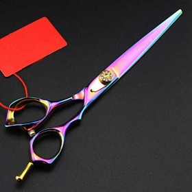 Ciseaux de Coiffure Professionnels de Style rétro Ensemble de Ciseaux de Coupe de Cheveux Salon de Coiffure 7 Pouces Rasage e...