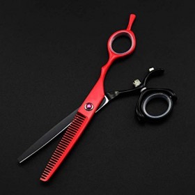 Ciseaux de Coiffure Professionnels 6,0 Pouces Ciseaux de Coupe de Cheveux avec vis réglable Sharp Ciseaux de Coiffeur Pochett