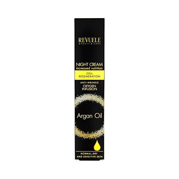 Revuele Argan Oil Cell Crème de régénération Oxygen Infused Night 50 ml Crème Jour et Nuit