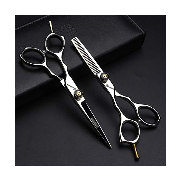 Chaomeiart Gauche Ciseaux Main Hairdressing Barber 5.5 Pouces Set Lefty Ciseaux Ciseaux À Effiler Coiffeurs Salon Professionn