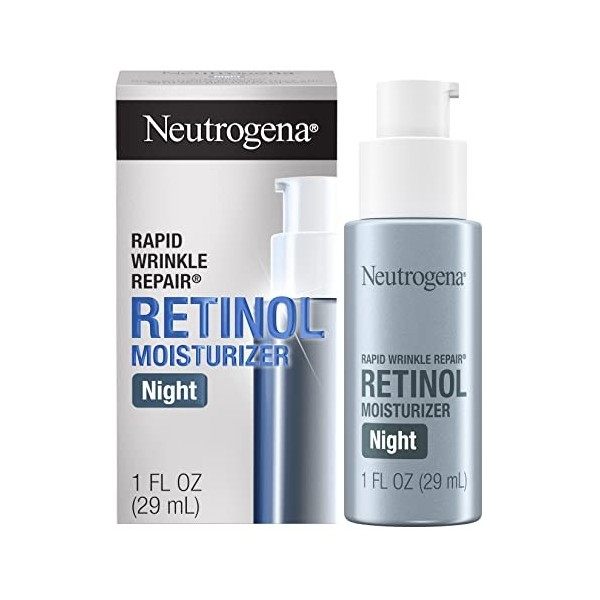 Neutrogena Hydratant De Nuit Rapid Wrinkle Repair - Estompe LApparence Des Rides Résultats Visibles En Une Semaine 30 Ml