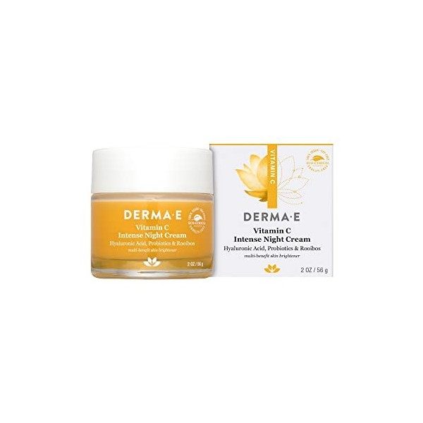Derma E Beauty - Vitamin C Intense Night Cream - 2oz / 56g Crème Jour et Nuit