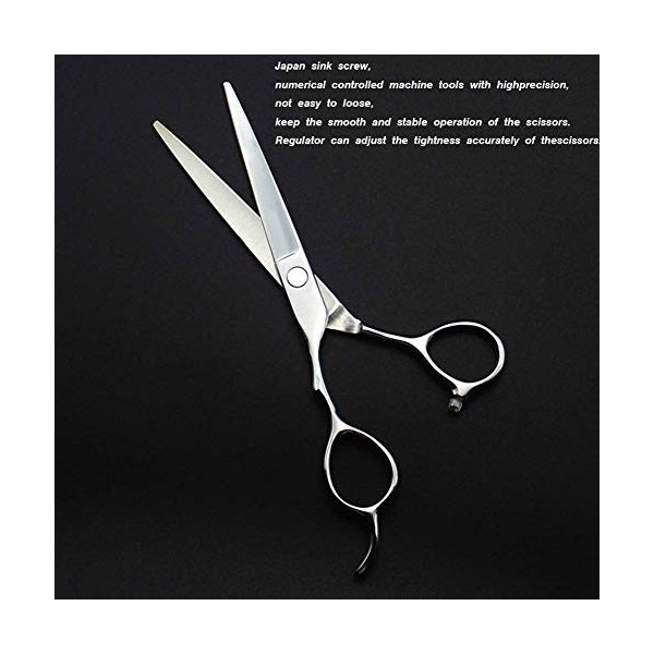 Ciseaux de coiffure pour gauchers Coupe de cheveux familiale Outils de coupe de cheveux professionnels, Cisailles Barber Set 