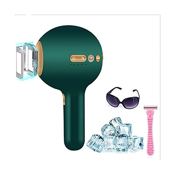 Dosodo Epilateur À Lumière Pulsée, Indolore IPL Épilation avec Refroidissement Glace Saphir 999,000 Flashs, pour Femme Et Hom