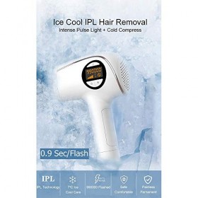 SSCYHT Dispositif dépilation pour Femmes et Hommes IPL Permanent indolore Hair Remover 990,000 Flashs Facial Body Bikini Hom