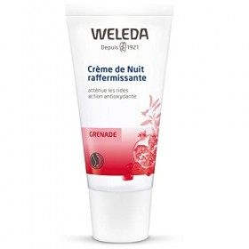 WELEDA - Crème de Nuit Raffermissante à la Grenade Bio - Atténue les Rides - Action Antioxydante - 30&nbsp;ml Crème Jour et Nuit