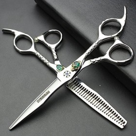 Ciseaux pour Animaux de Compagnie 6"Ciseaux de Coiffure Professionnels 440c Ciseaux de Coiffure Professionnels Salon de Coiff...