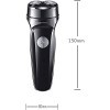 Rasoir électrique for les hommes - rythme rotatif for hommes mouillés et secs et secs avec une barbe en pop-up Trimmer sans f