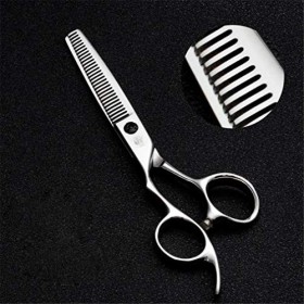 Ciseaux De Coiffure Main Gauche Ciseaux Professionnel Plat Dents Cut Dilution Cisailles Set 6,0 Pouces Sharp Et Lumière De Ha