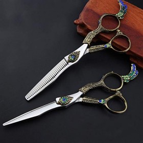 Outils de coupe des cheveux Ciseaux de coiffure spéciaux de styliste de cheveux de 6 pouces, ensemble doutils authentiques p