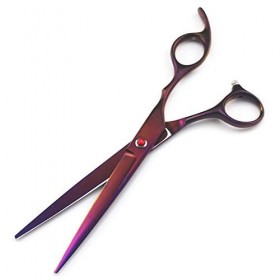 Ciseaux De Toilettage pour Chiens Ciseaux De Coiffure Ciseaux De Cheveux Kit De Coiffure en Acier Inoxydable De 7,0 Pouces, V...