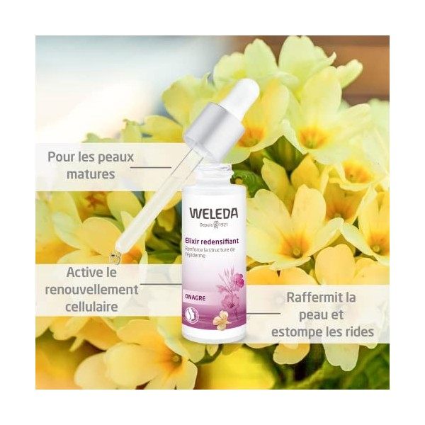 WELEDA Concentré fortifiant bio à lonagre : cosmétique naturelle structurante, sérum hydratant, réactive le renouvellement c ...