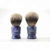 Epsilon Brosse à raser à Pointe argentée Bleu 55/26 mm Standard, Unique