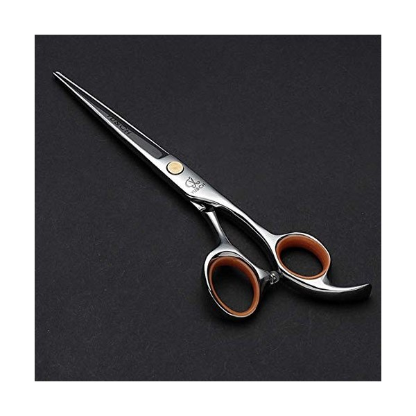 6,0 Pouces Noir Et Blanc Ciseaux De Coiffeur Professionnel Coupe Plat Dents Coupe Amincissement Ensemble Doutils De Coiffure