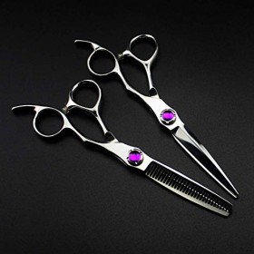 Ciseaux De Coiffure Professionnels Noirs, Ensemble en Option Ciseaux Colorés Salon De Coiffure Ou Usage Domestique, I, Ensemb...