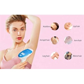 IPL Epilateur Lumière Pulsée dépilation du visage et du corps à la lumière pulsée pour lépilation + rajeunissement de la pe