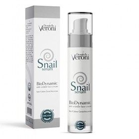 BioDynamic Donatella Veroni Snail Sérum à effet anti-rides pour tous les types de peau Bave descargot et ozone Crème visage ...