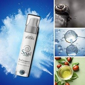 BioDynamic Donatella Veroni Snail Sérum à effet anti-rides pour tous les types de peau Bave descargot et ozone Crème visage 