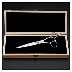 Ciseaux de coiffure de 6,3 pouces, ciseaux de barbier, ciseaux de structure, ciseaux plats, ciseaux à frange, ciseaux de coif...