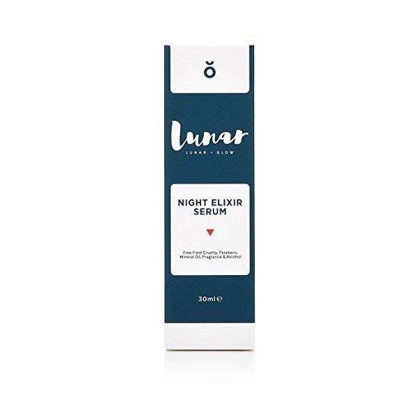 Sérum Visage Élixir de Nuit par Lunar Glow 30ml Crème Jour et Nuit