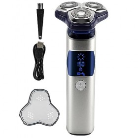Rasoir électrique pour hommes, rasoir électrique humide et sec pour homme, barbe rechargeable, rasoir électrique 3D flottant,