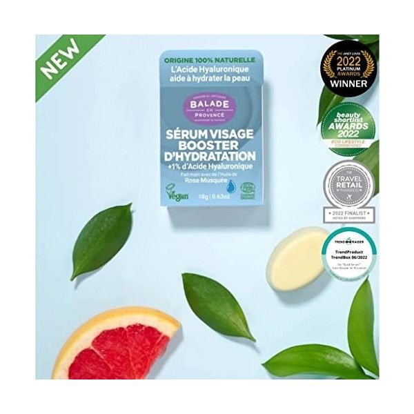 Sérum hydratation artisanal 18g certifié Cosmos Organic Bio & Vegan Crème Jour et Nuit