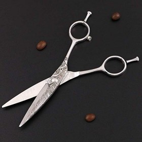 Ciseaux de Coiffure Ciseaux à Feuilles de Saule Cisaillement des Graisses Cisaillement de Cisaillement Ciseaux de Coiffeur Si