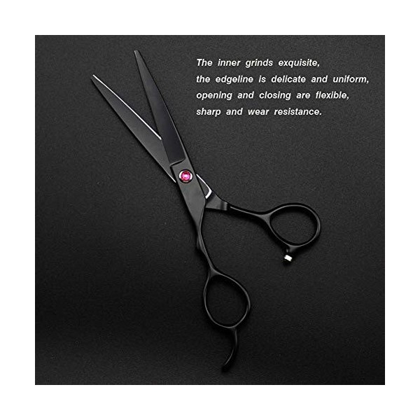 Ciseaux De Coiffure Professionnels pour Gauchers, Kit De Coupe De Cheveux Outils De Cheveux Ciseaux De Cheveux Ciseaux Droits