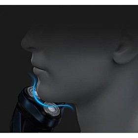 Rasoir du rasoir électrique for les hommes avec un rasoir rotatif flottant affichage des hommes secs / humides, des rasoirs é