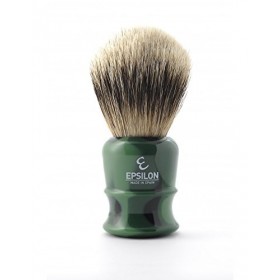 Epsilon Brosse à raser avec Pointe argentée Vert 55/26 mm Standard, Unique