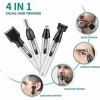 Tondeuse à poils de nez, tondeuse à poils doreilles et de nez rechargeable par USB for hommes Épilateur professionnel indolo