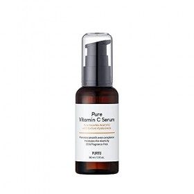 PURITO Sérum à la vitamine C pure 60 ml 2.0 fl.oz, sérum dingrédients naturels, vitamine C, végétalien et sans cruauté, hypo ...