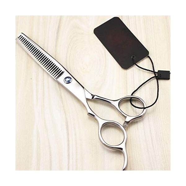 Ciseaux amincissants pour cheveux droits pour gauchers Outils de salon de coiffure Ciseaux de coupe de cheveux professionnels