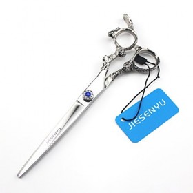 Ensemble de Ciseaux de toilettage, Ciseaux de barbier Japonais en Acier Inoxydable 440C de 7 Pouces pour Coiffeur Professionn