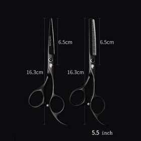 Ensemble de Ciseaux de Coiffure Professionnels - Ciseaux de Coiffeur de 7 Pouces - Parfait pour Une Coupe de Cheveux élégante...