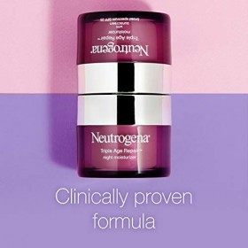 Neutrogena Triple Age Crème réparatrice de nuit anti-âge aux États-Unis Crème Jour et Nuit