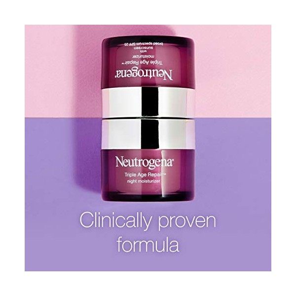 Neutrogena Triple Age Crème réparatrice de nuit anti-âge aux États-Unis Crème Jour et Nuit