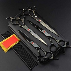 Professionnel Japon 6CR Dragon Cheveux Ciseaux Sac Ensemble Coupe Ciseaux barbier Amincissant cisailles Ciseaux Coiffure Cise