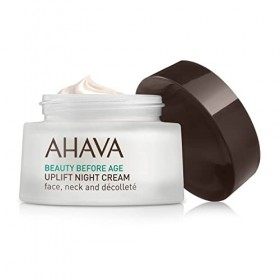 AHAVA La Crème de Nuit Liftante - Soin de Nuit Anti-Âge pour une Peau Plus Ferme et Plus Lisse - 50ml Crème Jour et Nuit