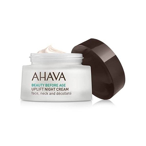 AHAVA La Crème de Nuit Liftante - Soin de Nuit Anti-Âge pour une Peau Plus Ferme et Plus Lisse - 50ml Crème Jour et Nuit