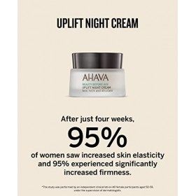 AHAVA La Crème de Nuit Liftante - Soin de Nuit Anti-Âge pour une Peau Plus Ferme et Plus Lisse - 50ml Crème Jour et Nuit
