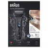 Braun Series 5 WaterFlex WF2s Rasoir électrique Wet & Dry rechargeable et sans fil Noir