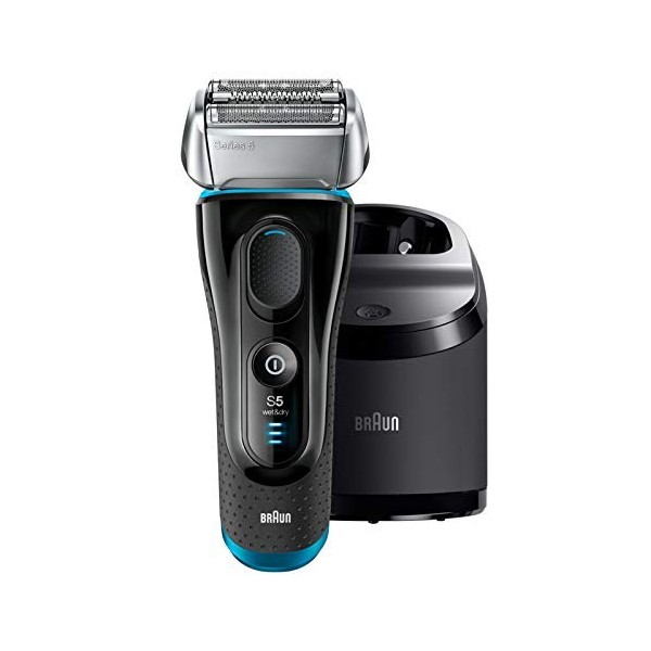 BRAUN - 610393 - Series 5-5190cc Rasoir Electrique Rechargeable Wet & Dry avec Clean & Charge